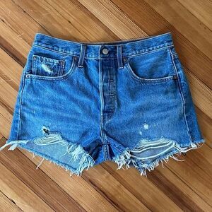 Levi’s Premium Denim 501 Cutoff Jean Shorts Size 30